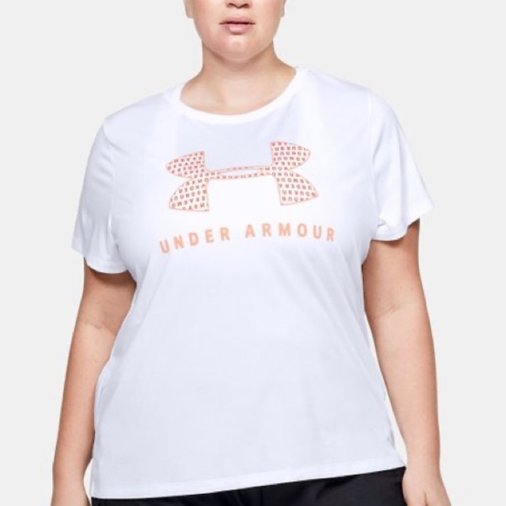 Like new womens plus Under Armor logo shirt
